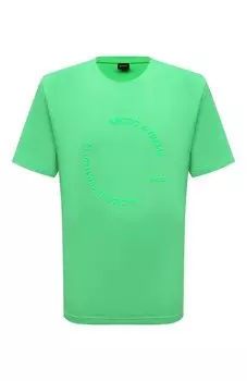 Хлопковая футболка BOSS Green
