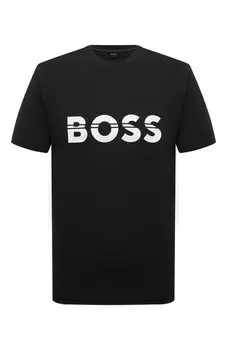 Хлопковая футболка BOSS Green