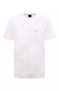 Хлопковая футболка BOSS Green