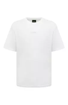 Хлопковая футболка BOSS Green