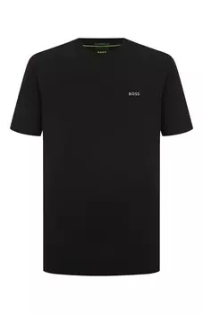 Хлопковая футболка BOSS Green
