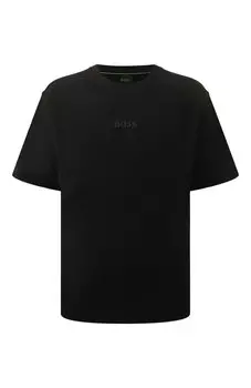 Хлопковая футболка BOSS Green