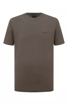 Хлопковая футболка BOSS Green