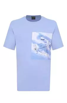 Хлопковая футболка BOSS Green