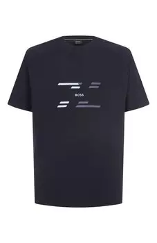 Хлопковая футболка BOSS Green