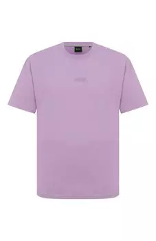 Хлопковая футболка BOSS Green