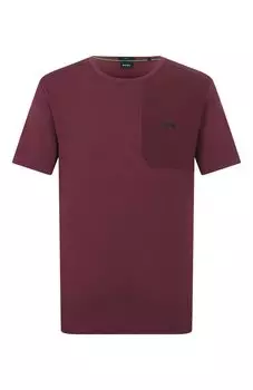 Хлопковая футболка BOSS Green