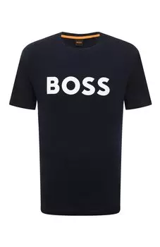 Хлопковая футболка BOSS Orange