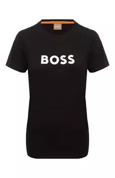 Хлопковая футболка BOSS Orange