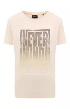 Хлопковая футболка BOSS Orange