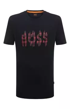 Хлопковая футболка BOSS Orange