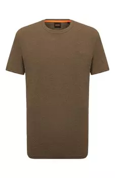 Хлопковая футболка BOSS Orange