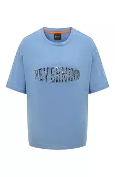 Хлопковая футболка BOSS Orange