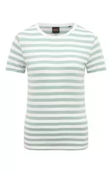 Хлопковая футболка BOSS Orange