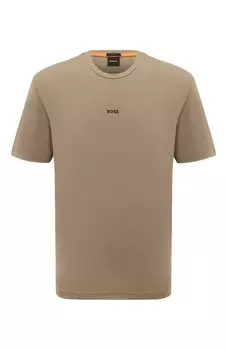 Хлопковая футболка BOSS Orange