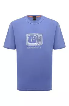 Хлопковая футболка BOSS Orange