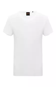 Хлопковая футболка BOSS Orange