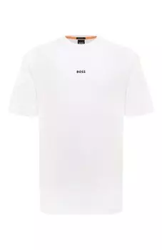 Хлопковая футболка BOSS Orange