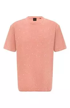 Хлопковая футболка BOSS Orange