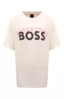 Хлопковая футболка BOSS Orange