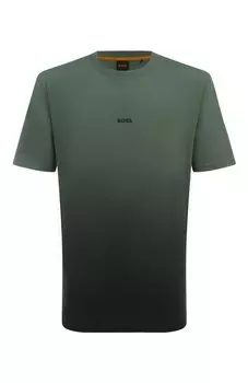 Хлопковая футболка BOSS Orange