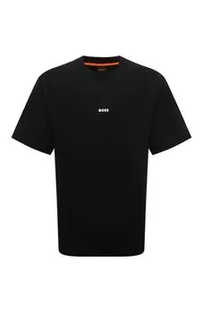 Хлопковая футболка BOSS Orange