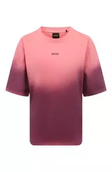 Хлопковая футболка BOSS Orange