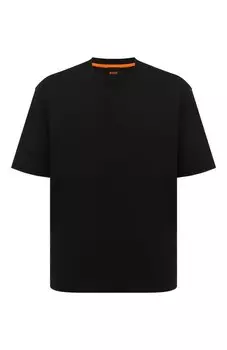 Хлопковая футболка BOSS Orange