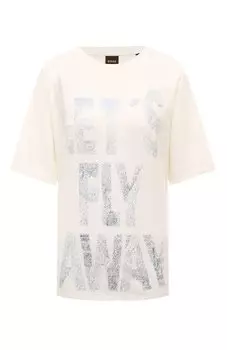 Хлопковая футболка BOSS Orange