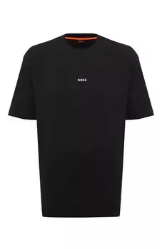 Хлопковая футболка BOSS Orange