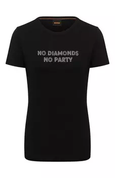 Хлопковая футболка BOSS Orange