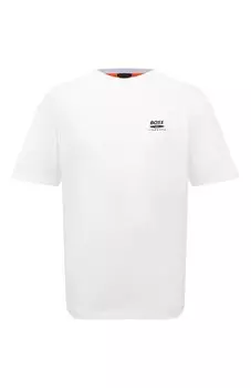 Хлопковая футболка BOSS Orange