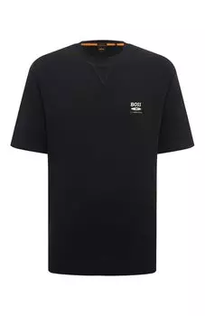 Хлопковая футболка BOSS Orange