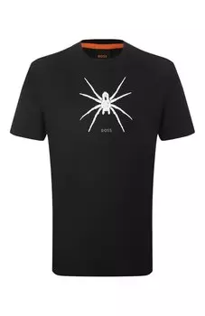 Хлопковая футболка BOSS Orange