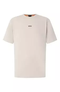 Хлопковая футболка BOSS Orange