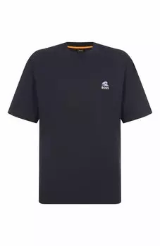 Хлопковая футболка BOSS Orange