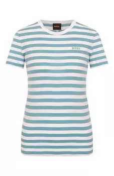 Хлопковая футболка BOSS Orange