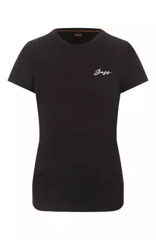 Хлопковая футболка BOSS Orange