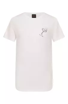 Хлопковая футболка BOSS Orange