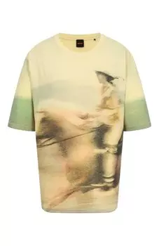 Хлопковая футболка BOSS Orange