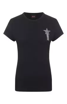 Хлопковая футболка BOSS Orange