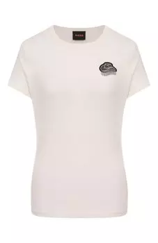 Хлопковая футболка BOSS Orange