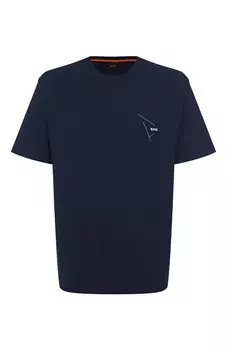 Хлопковая футболка BOSS Orange