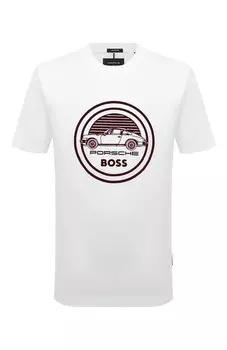 Хлопковая футболка BOSS x Porsche BOSS