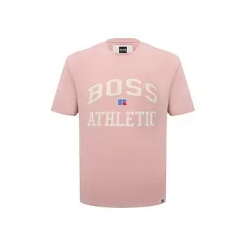 Хлопковая футболка BOSS x Russell Athletic BOSS