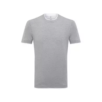 Хлопковая футболка Brunello Cucinelli