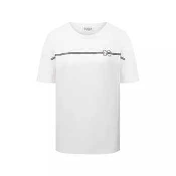 Хлопковая футболка Brunello Cucinelli