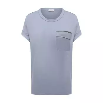 Хлопковая футболка Brunello Cucinelli