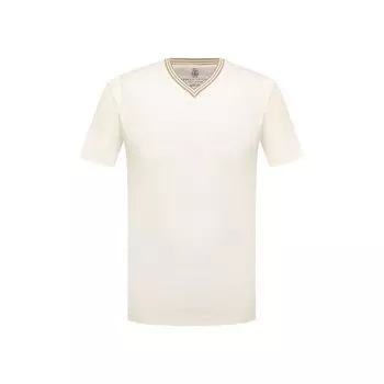 Хлопковая футболка Brunello Cucinelli