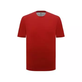 Хлопковая футболка Brunello Cucinelli